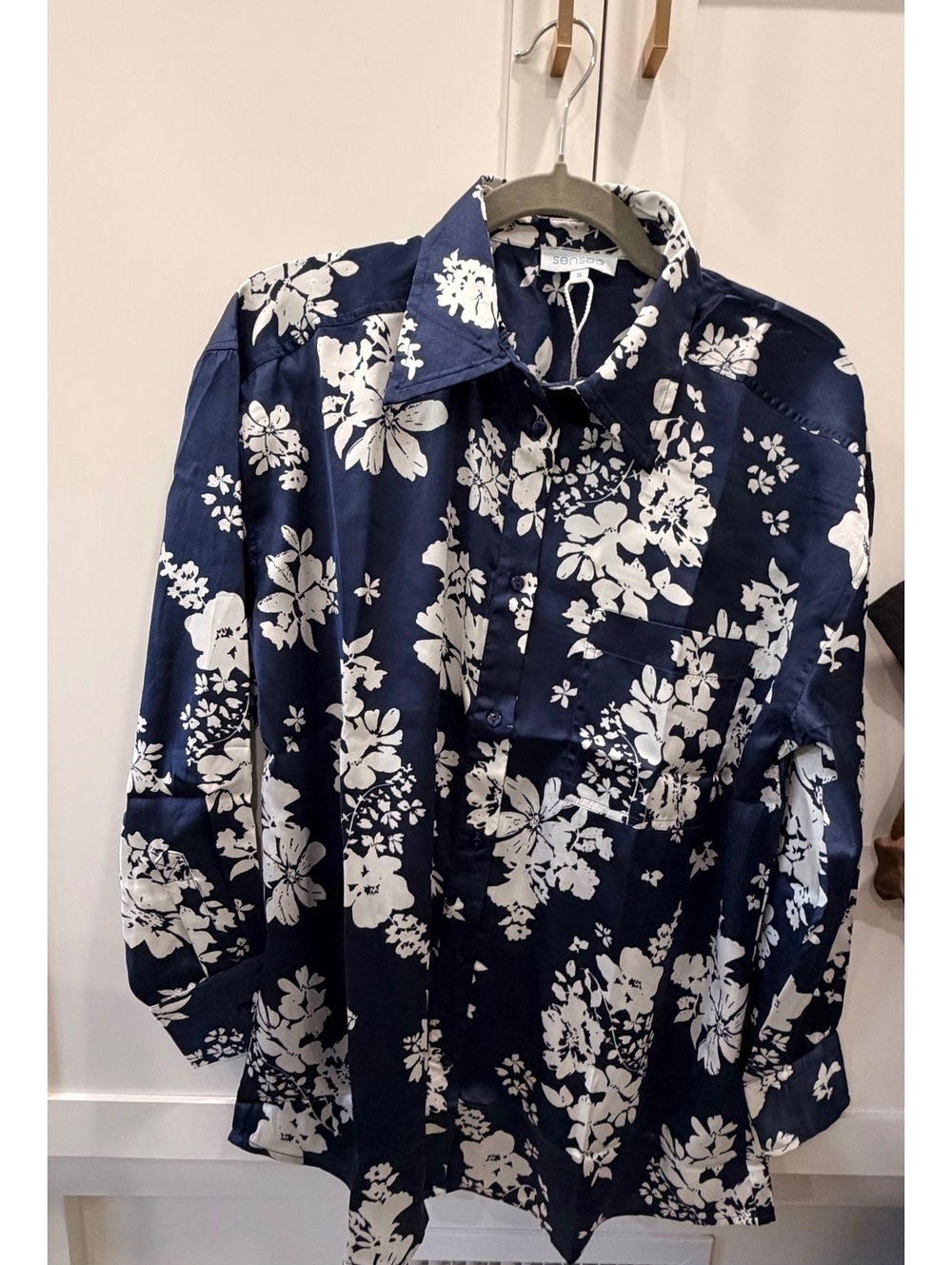 Sensea satin blouse